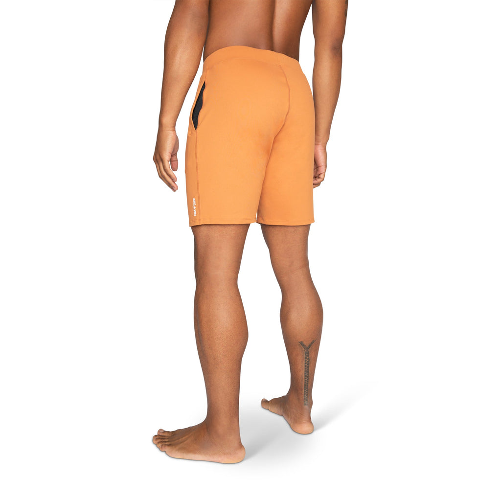 YOGA CROW MENS SWERVE SHORTS - Adobe Brown