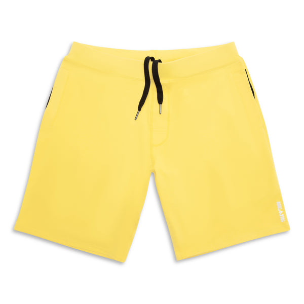 YOGA CROW MENS SWERVE SHORTS Sulfur Yellow