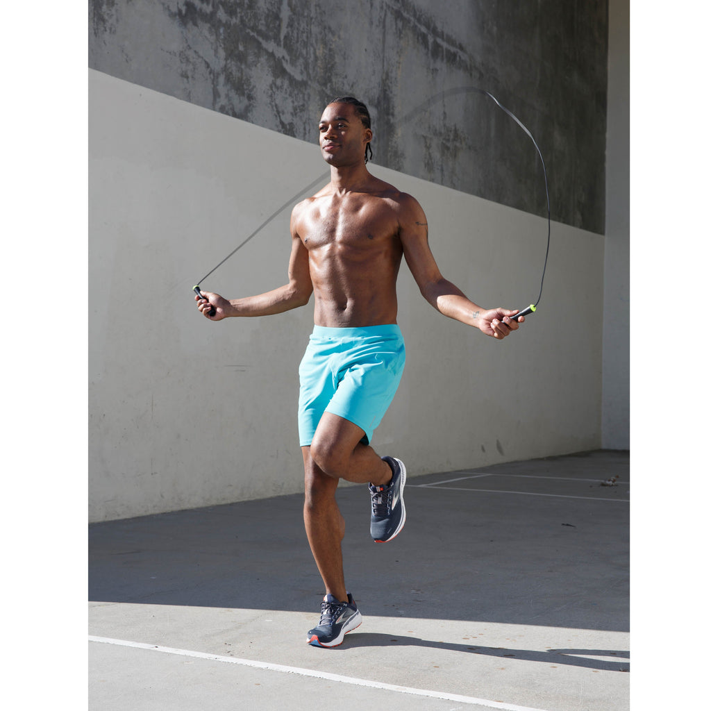 YOGA CROW MENS SWERVE SHORTS - Aqua Blue