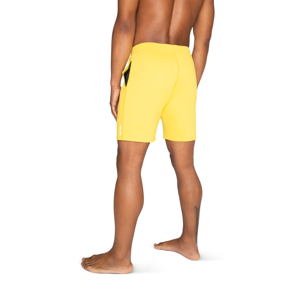 YOGA CROW MENS SWERVE SHORTS - Sulfur Yellow