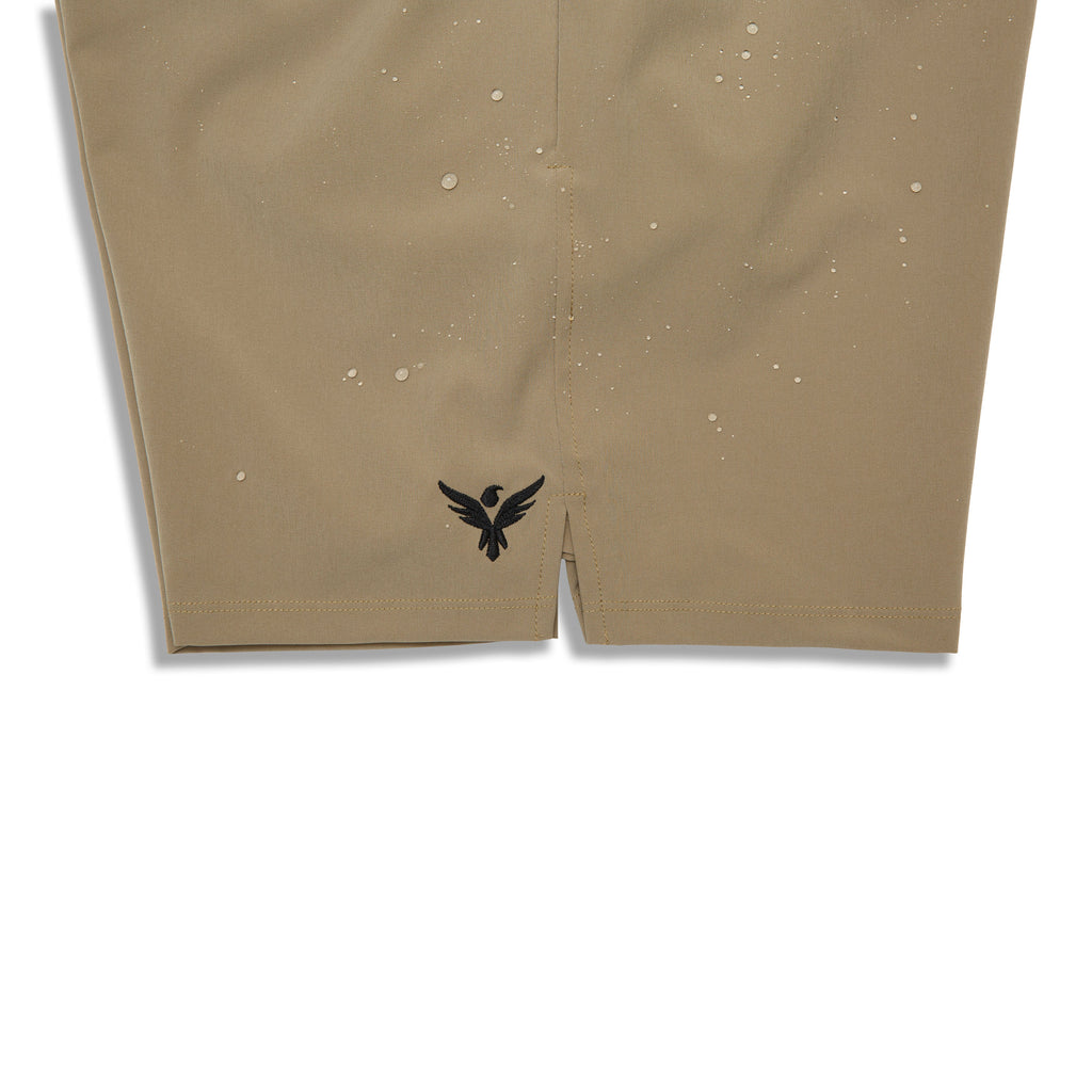 YOGA CROW MENS FLOW SHORTS - Khaki