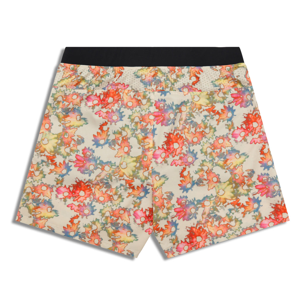 YOGA CROW MENS FLOW SHORTS - Sand Floral