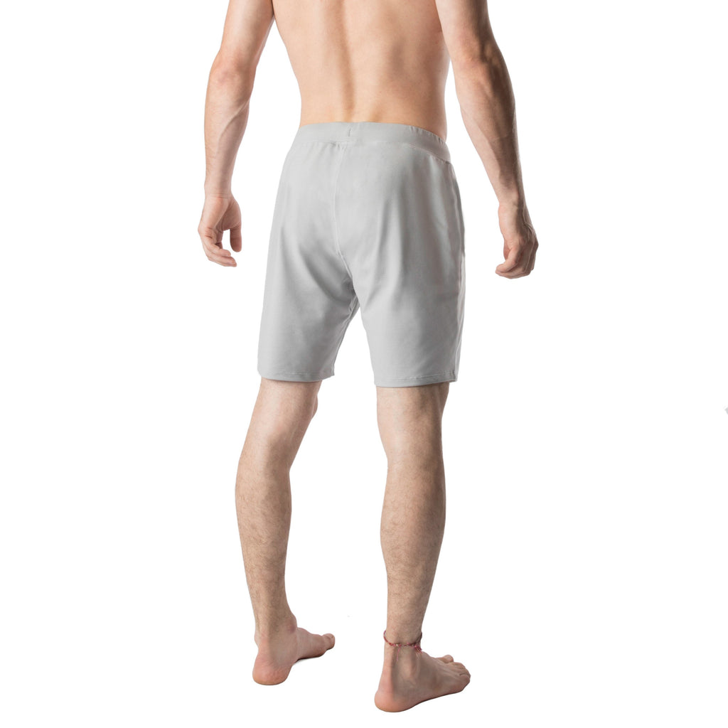 YOGA CROW MENS POCKETLESS Swerve Shorts - Light Grey